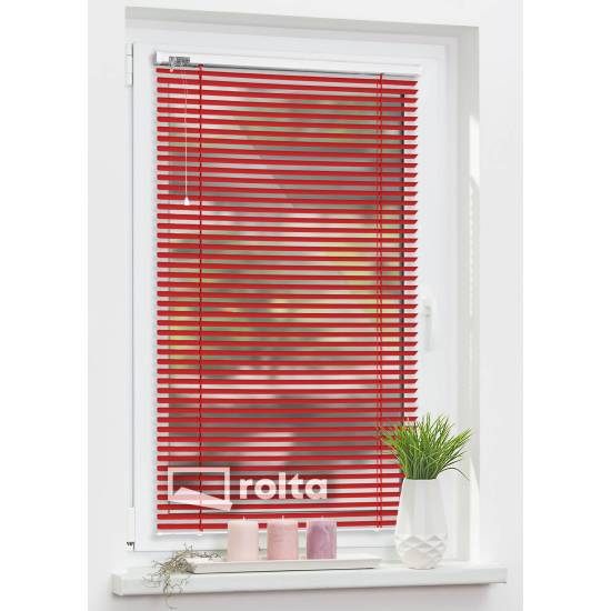 Горизонтальні жалюзі алюмінієві 10 червоні