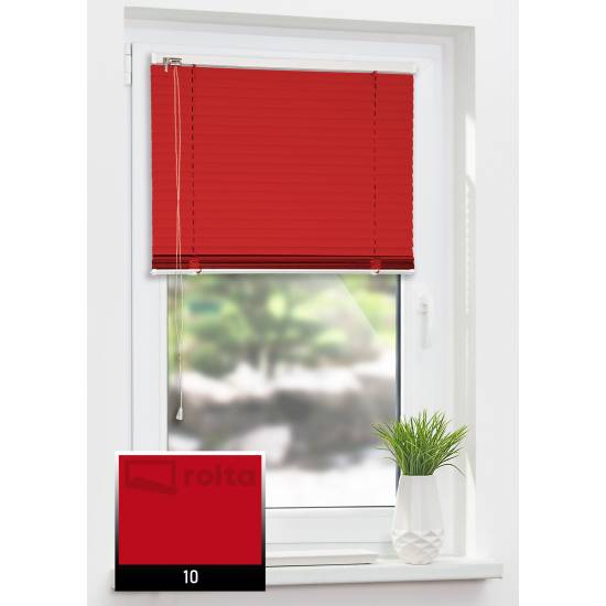 Горизонтальні жалюзі алюмінієві 10 червоні