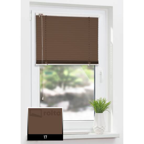 Горизонтальні жалюзі алюмінієві 17 коричневі Горизонтальні жалюзі алюмінієві 17 коричневі