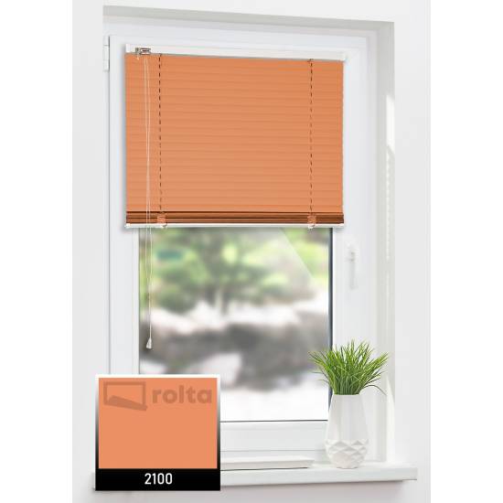Горизонтальні жалюзі алюмінієві 2100 персиковий