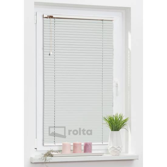 Горизонтальні жалюзі алюмінієві 4417 срібні (гладкі)