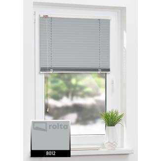 Горизонтальні жалюзі алюмінієві 8012 сірий