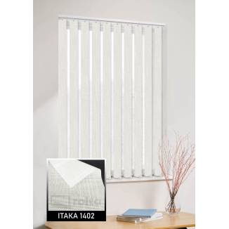 Вертикальні жалюзі  Ітака 1402 білий