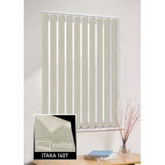 Вертикальні жалюзі  Ітака 1407 слонова кисть