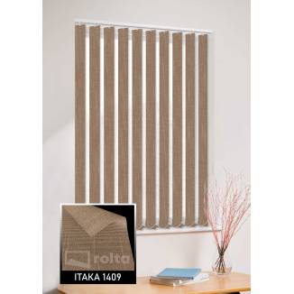 Вертикальні жалюзі  Ітака 1409 коричневий