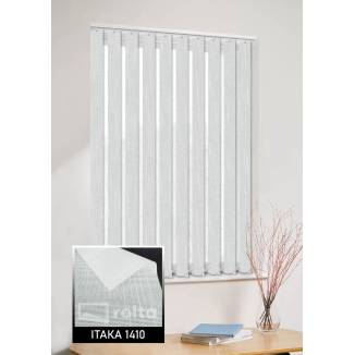 Вертикальні жалюзі  Ітака 1410 срібний