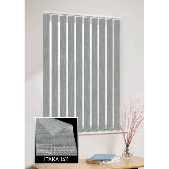 Вертикальні жалюзі Ітака 1411 сірий Вертикальні жалюзі Ітака 1411 сірий