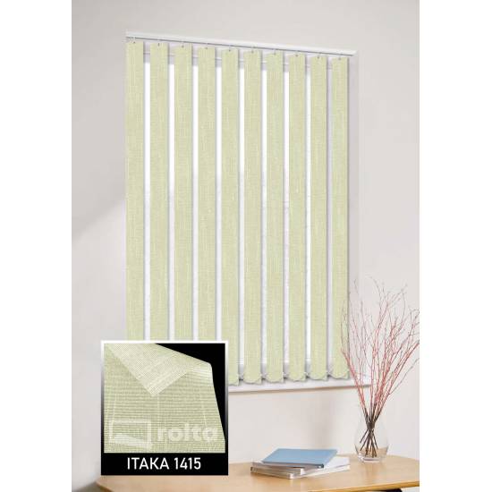 Вертикальні жалюзі  Ітака 1415 світло-бежевий