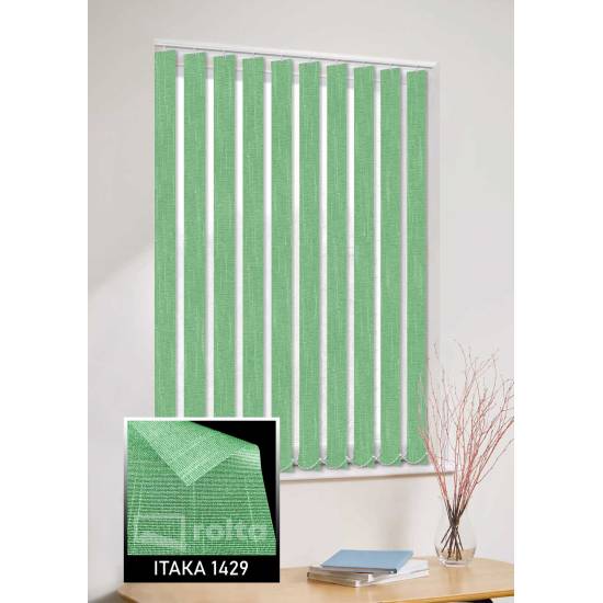 Вертикальні жалюзі Ітака 1429 салатовий Вертикальні жалюзі Ітака 1429 салатовий
