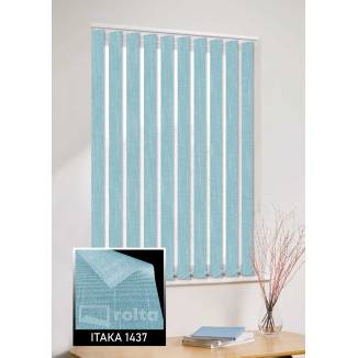 Вертикальні жалюзі  Ітака 1437 блакитний