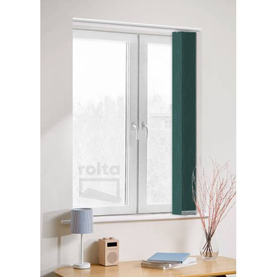 Вертикальні жалюзі  Ітака 1440 темно-зелений