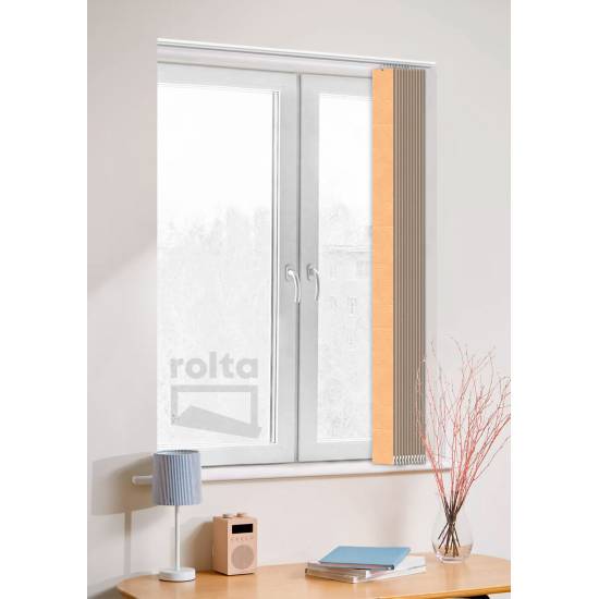 Вертикальні жалюзі Каїр 8448 оранжевий