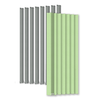 Вертикальні жалюзі Кріпе