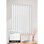 Вертикальні жалюзі Кріпе 01 білий