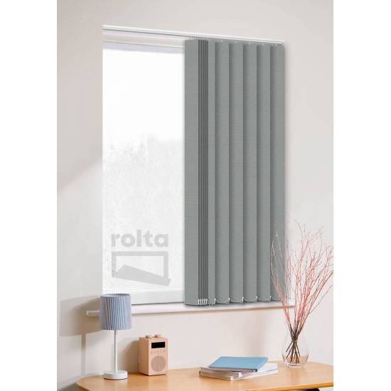 Вертикальні жалюзі Кріпе 11 графіт