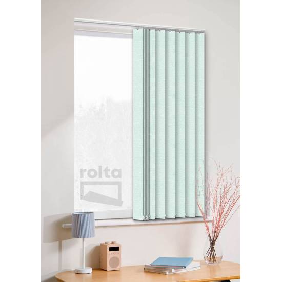 Вертикальні жалюзі Кріпе 21 світло-зелений