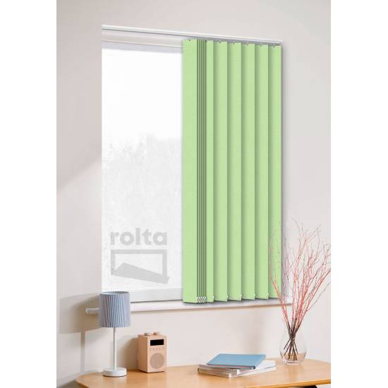 Вертикальні жалюзі Кріпе 22 салатовий