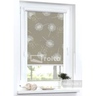 Тканинні ролети Квіти 5428/2 капучино кульбаба