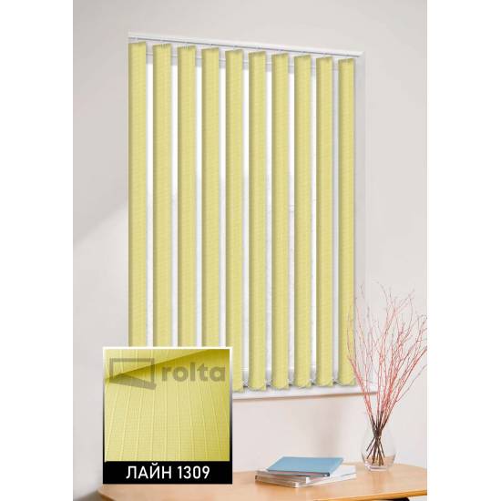 Вертикальні жалюзі Лайн 1309 жовтий