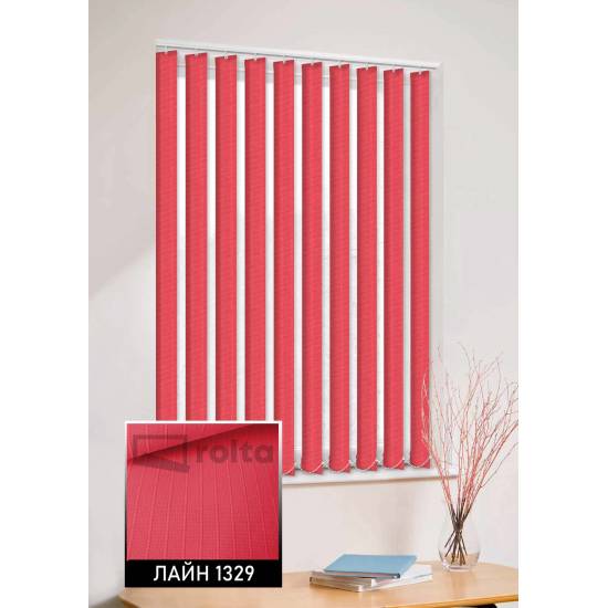 Вертикальні жалюзі Лайн 1329 червоний