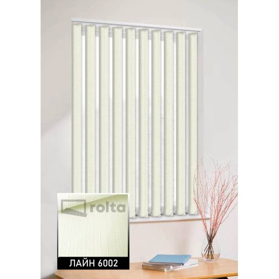 Вертикальні жалюзі Лайн 6002 світложовтий