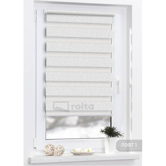 Ролети день-ніч ЛОФТ 1 білий