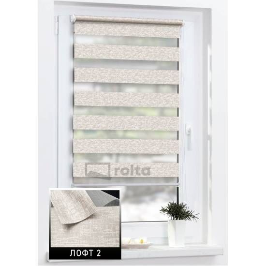 Ролети день-ніч ЛОФТ 2 беж