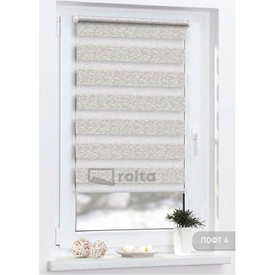 Ролети день-ніч ЛОФТ 4 сірий