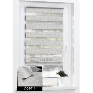 Ролети день-ніч ЛОФТ 4 сірий