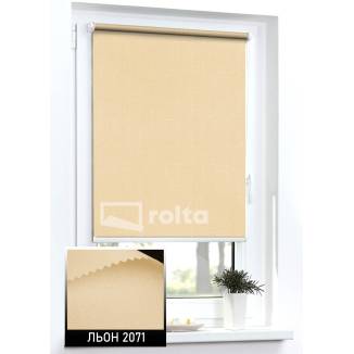 Тканинні ролети Льон 2071 світло оранжевий Тканинні ролети Льон 2071 світло оранжевий