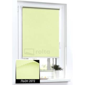 Тканинні ролети Льон 2072 лимон Тканинні ролети Льон 2072 лимон