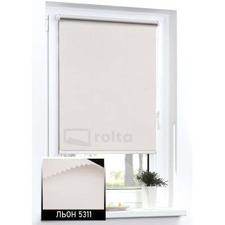 Тканинні ролети Льон 5311 пудра