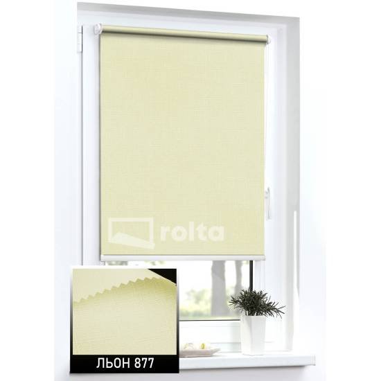 Тканинні ролети Льон 877 персиковий Тканинні ролети Льон 877 персиковий