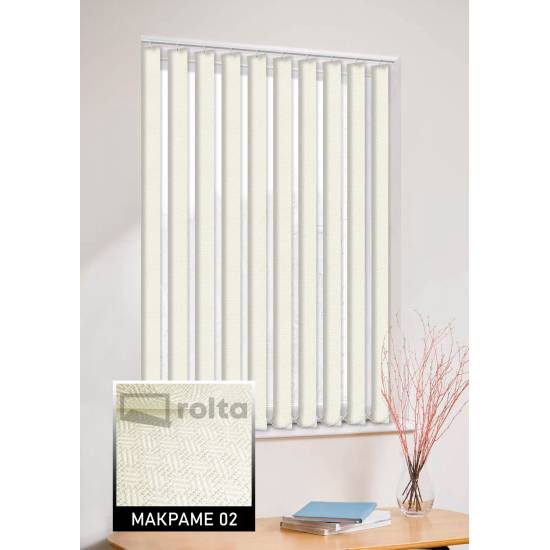 Вертикальні жалюзі  Макраме 102 жовтий