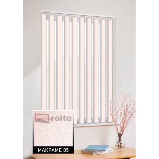 Вертикальні жалюзі Макраме 105 рожевий Вертикальні жалюзі Макраме 105 рожевий