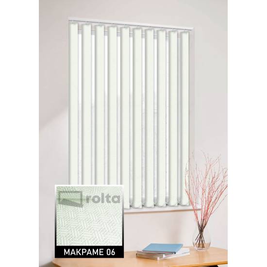 Вертикальні жалюзі  Макраме 106 світло-зелений