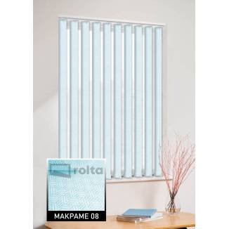 Вертикальні жалюзі  Макраме 108 синій