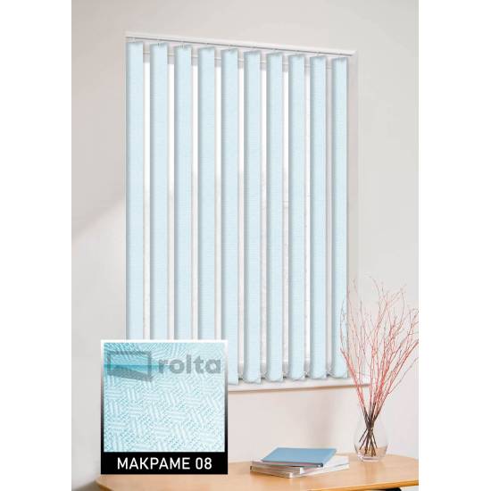 Вертикальні жалюзі Макраме 108 синій Вертикальні жалюзі Макраме 108 синій