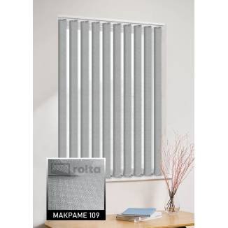 Вертикальні жалюзі  Макраме 109 сірий