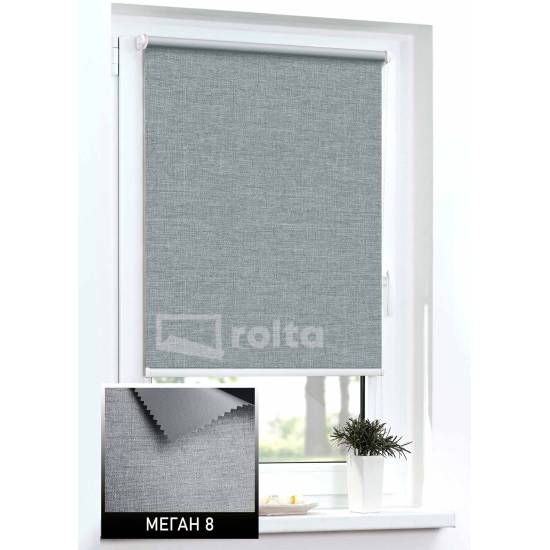 Тканинні ролети блекаут Меган BO 8 сірий Тканинні ролети блекаут Меган BO 8 сірий