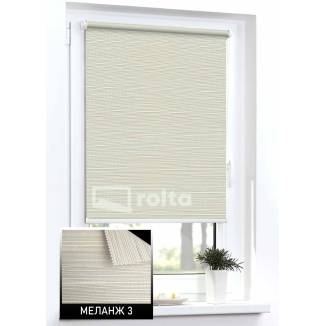 Тканинні ролети Меланж 3 беж золото
