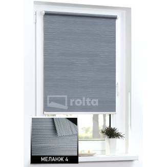 Тканинні ролети Меланж 4 сірий