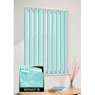 Вертикальні жалюзі Міракл 18 бірюзовий