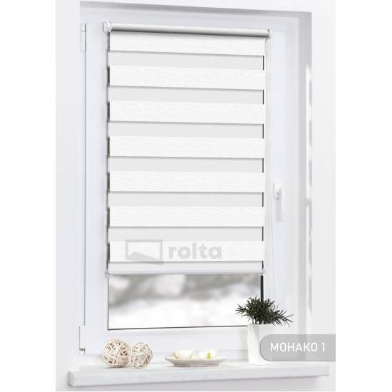 Ролети день-ніч МОНАКО 1 білий