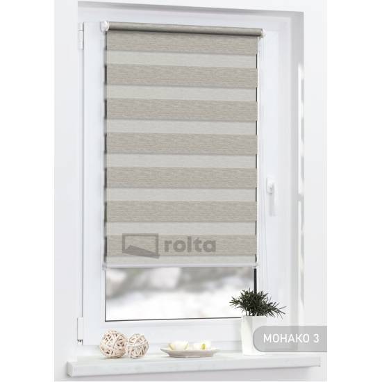 Ролети день-ніч МОНАКО 3 сірий