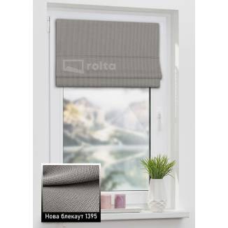 Римські штори Нова БЛЕКАУТ 1395 оливково-сірий