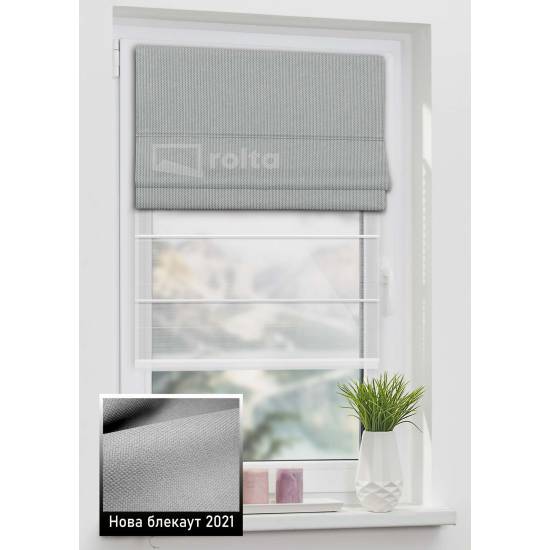 Римські штори Нова БЛЕКАУТ 2021 сірий Римські штори Нова БЛЕКАУТ 2021 сірий