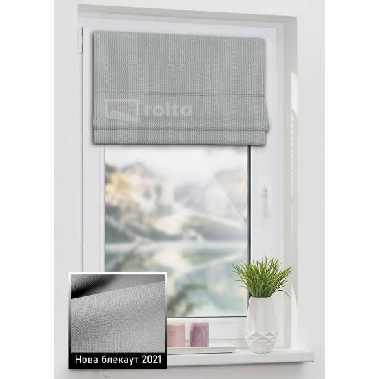 Римські штори Нова БЛЕКАУТ 2021 сірий Римські штори Нова БЛЕКАУТ 2021 сірий