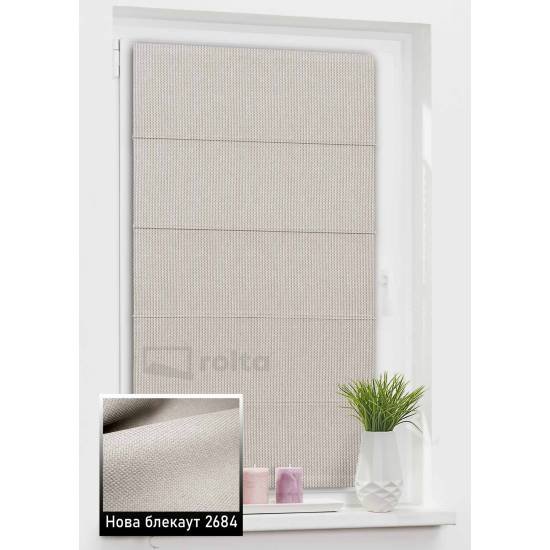 Римські штори Нова БЛЕКАУТ 2684 капучіно Римські штори Нова БЛЕКАУТ 2684 капучіно