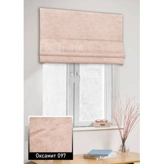 Римські штори Оксамит 97 пудра